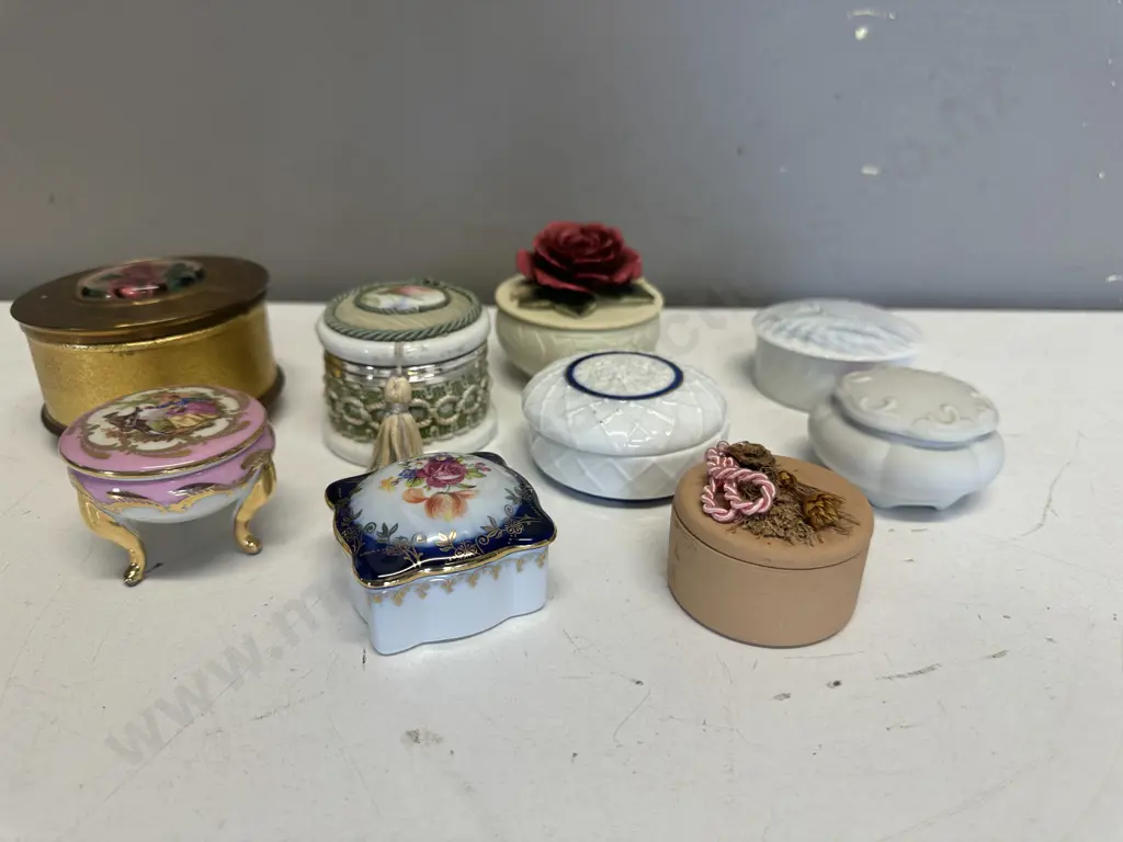 Selection Of Trinket Dishes Including Limoges Image 1++