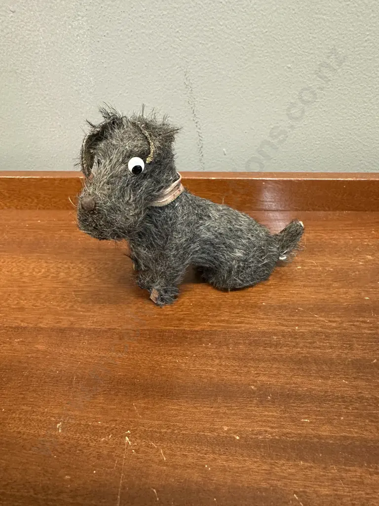 Antique Early Steiff? Mohair Stuffed Dog Terrier German Toy Image 1++