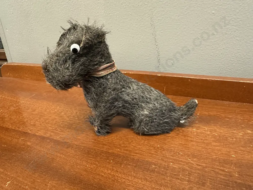 Antique Early Steiff? Mohair Stuffed Dog Terrier German Toy Image 1++