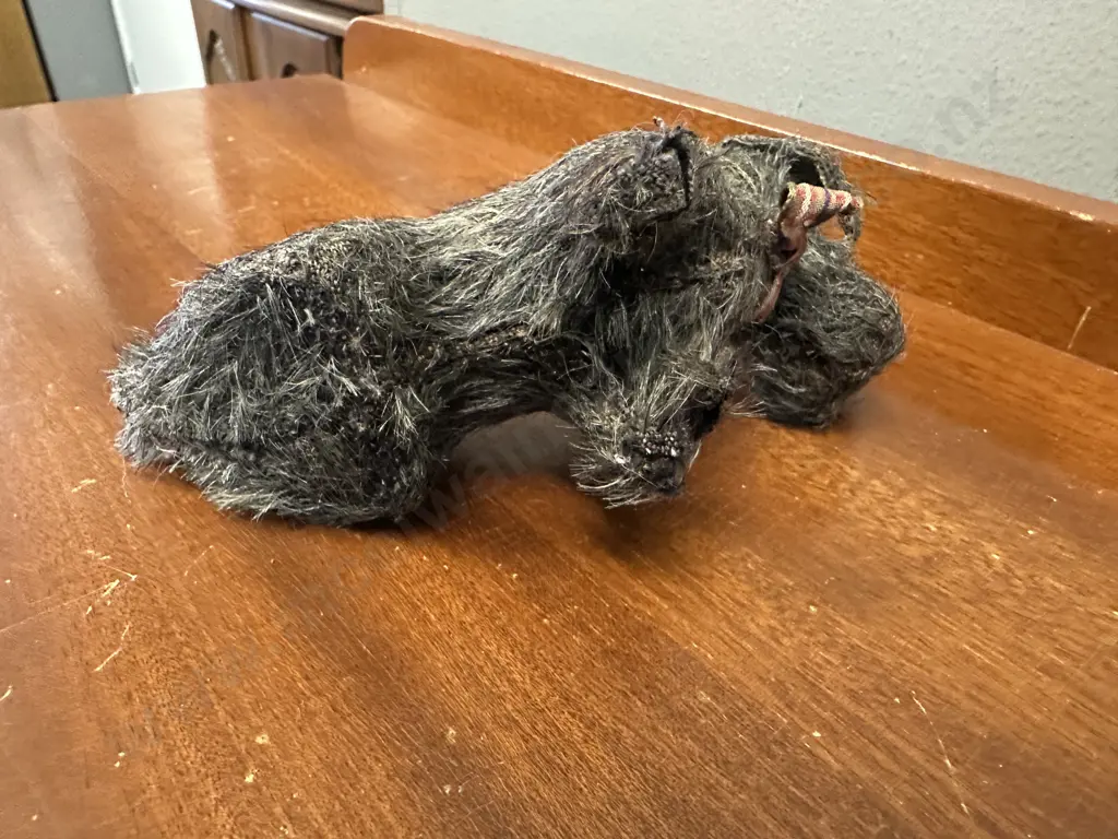 Antique Early Steiff? Mohair Stuffed Dog Terrier German Toy Image 1++