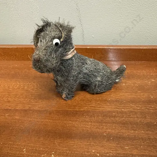 Antique Early Steiff? Mohair Stuffed Dog Terrier German Toy