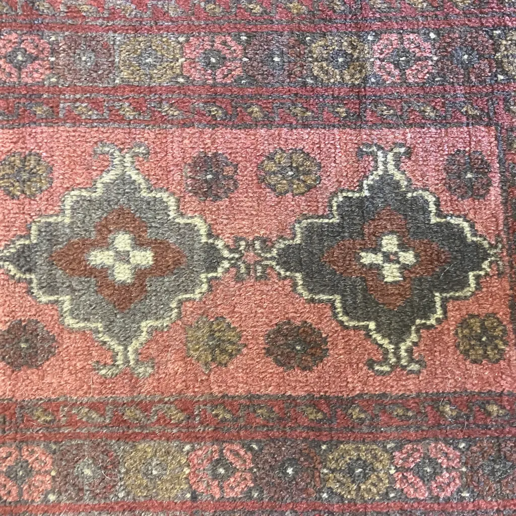 Persian Rug - Reds & Browns 60 x 42cm Image 1++