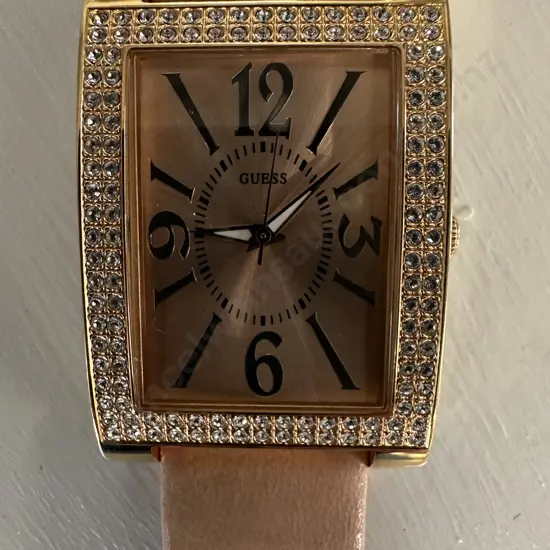 Ladies 'Guess' Watch With Leather Strap