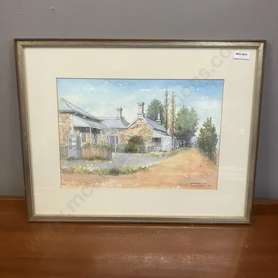 Pauline Grayling Original Watercolour - Mintaro S. A. Signed & Dated. 37 x 47.5cm