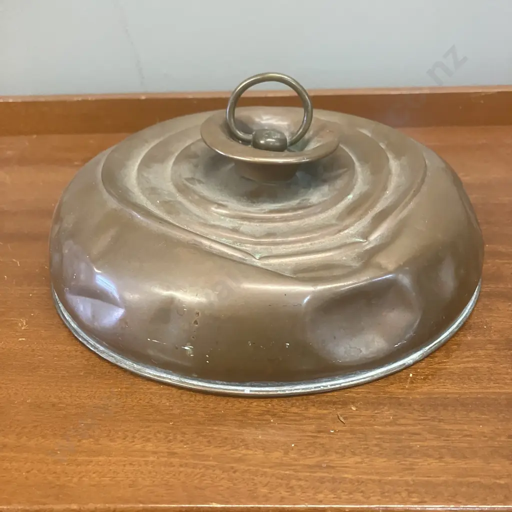 Antique Warranted Solid Copper Hot Water Bottle / Bed Warmer Image 1++