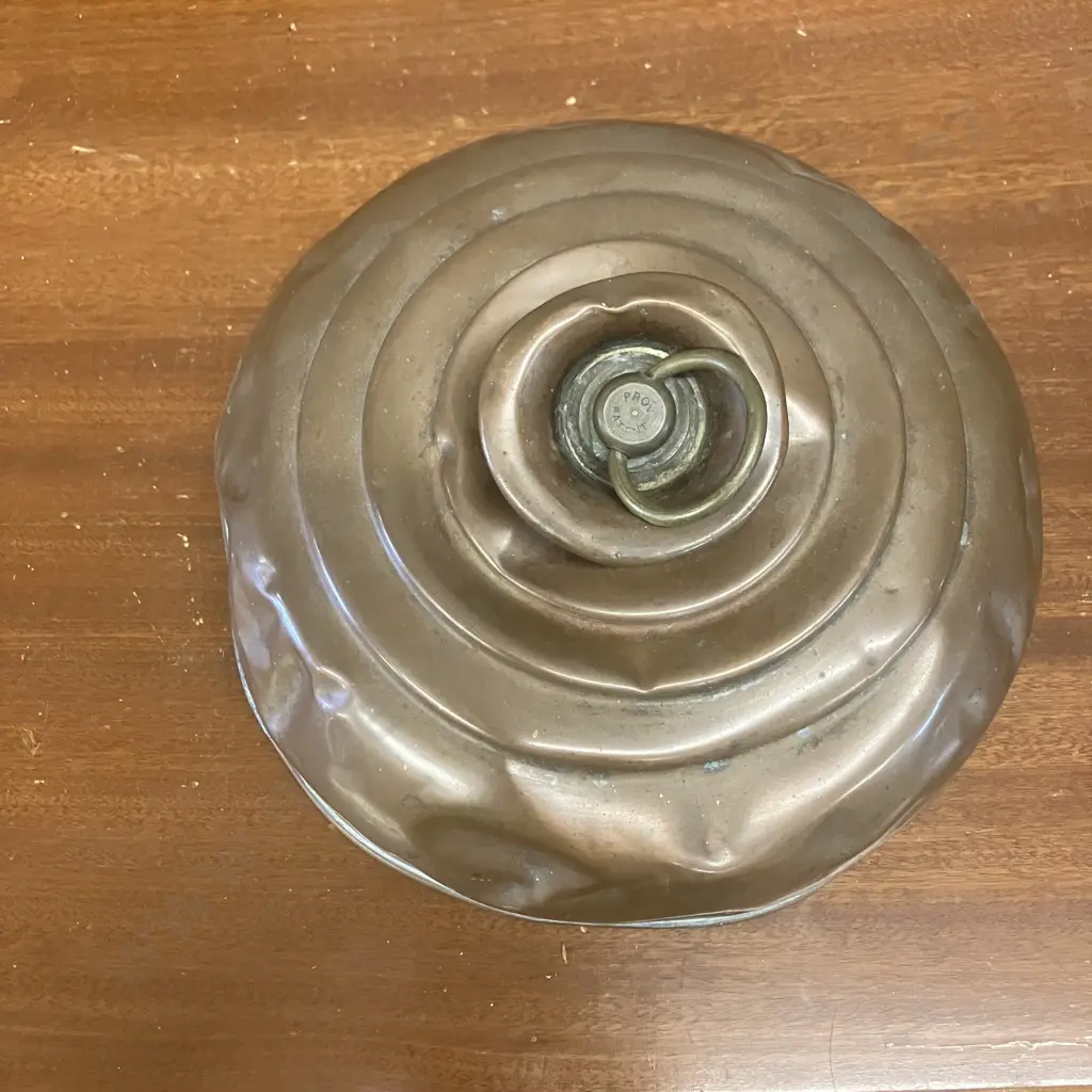 Antique Solid Copper Hot Water Bottle / Bed Warmer Image 1++