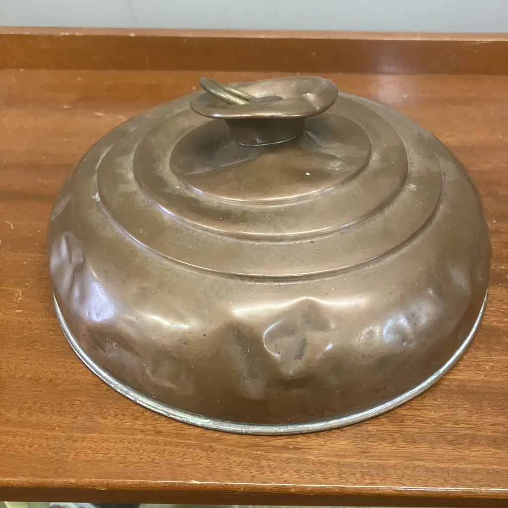 Antique Solid Copper Hot Water Bottle / Bed Warmer Image 1++