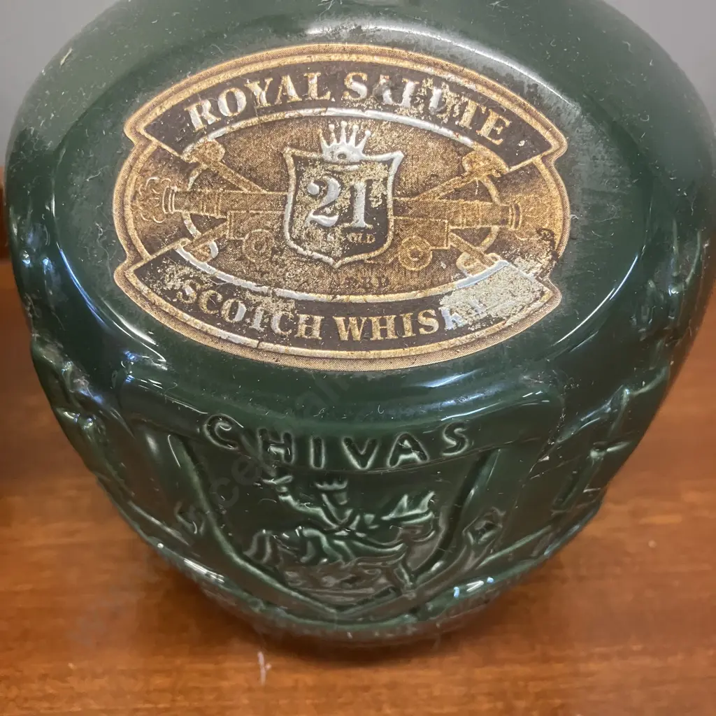 Chivas Brothers "Royal Salute" Scotch Whiskey Decanter - Bottles x 3 Image 1++