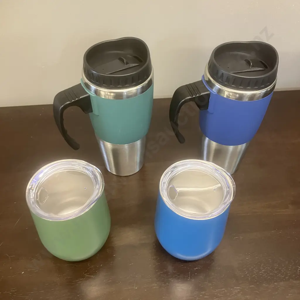 Four Travel Mugs Image 1++