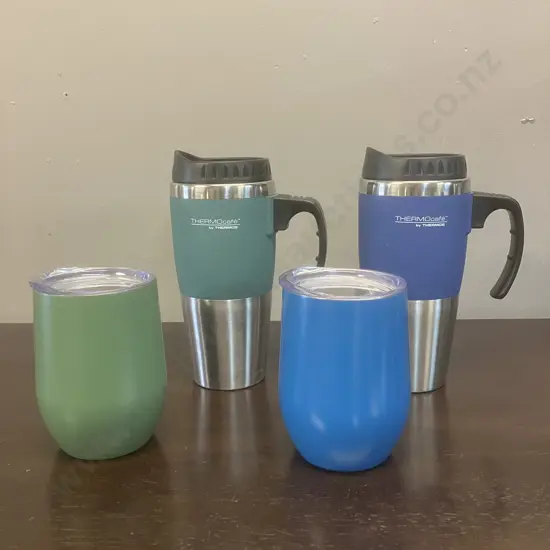 Four Travel Mugs