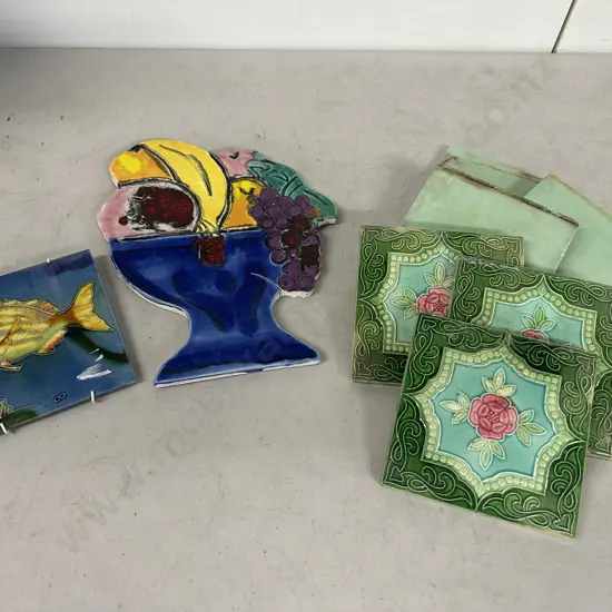 Selection Of Wall Tiles & Wall Art