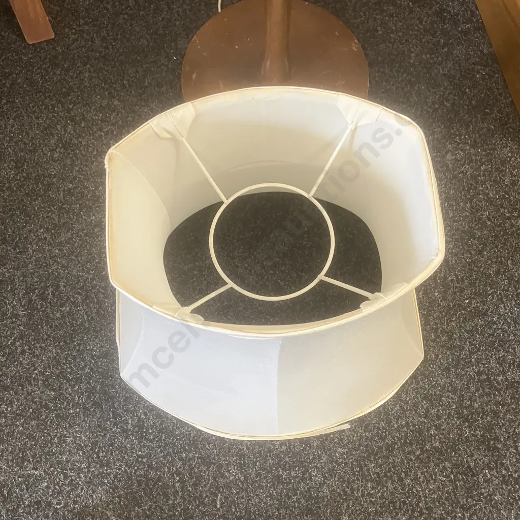 Retro Scandinavian Style Floor Lamp. H155cm (Shade As Found) Image 1++