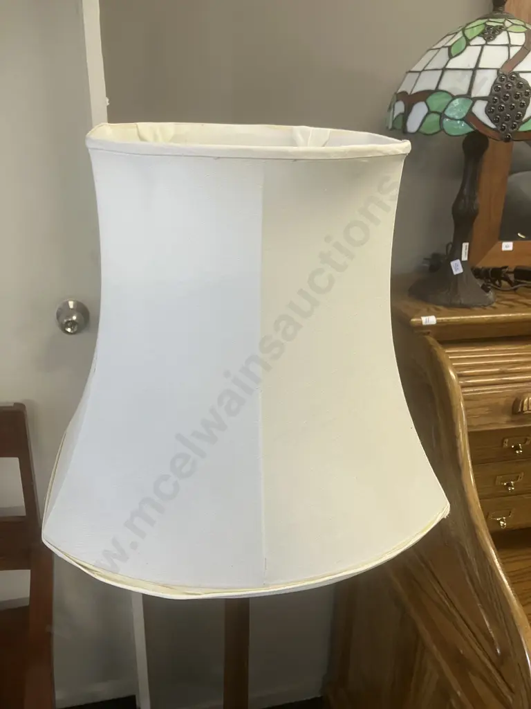 Retro Scandinavian Style Floor Lamp. H155cm (Shade As Found) Image 1++