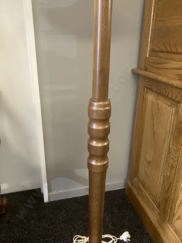 Retro Scandinavian Style Floor Lamp. H155cm (Shade As Found) Image 1++