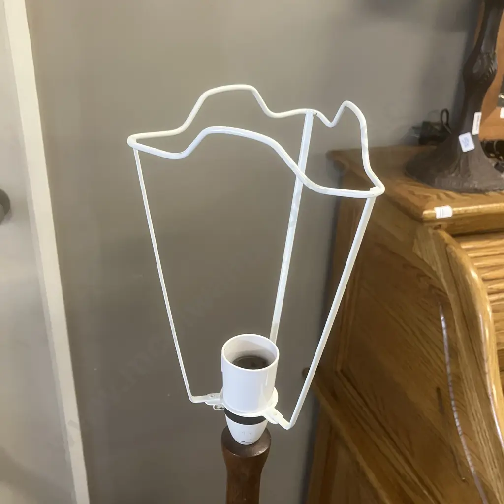 Retro Scandinavian Style Floor Lamp. H155cm (Shade As Found) Image 1++