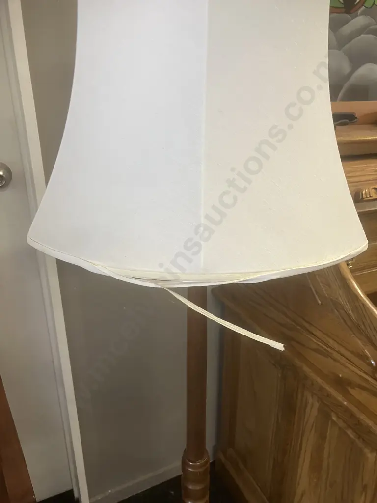 Retro Scandinavian Style Floor Lamp. H155cm (Shade As Found) Image 1++