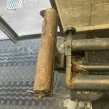 Hitachi Koki 1520W 255mm Compound Mitre Saw C10FCE2 With a Very Rusty Folding Mitre Saw Stand Image 1++