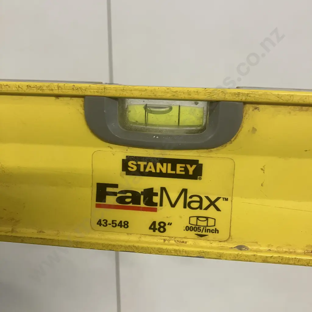 Stanley 43-548 48" FATMAX Aluminum Box Beam Level - 1200mm Image 1++