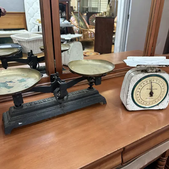 Vintage Scales Including Force 10 kilo G & Krups 25lbs