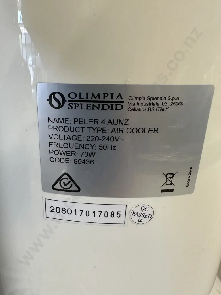 Olimpia Splendid Peler 4 Super Slim Cooler Image 1++