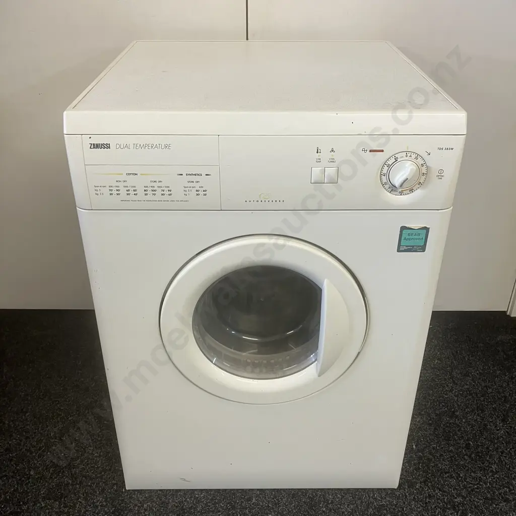 Zanussi Dual Temperature Dryer TDS 383W - Italy Image 1++
