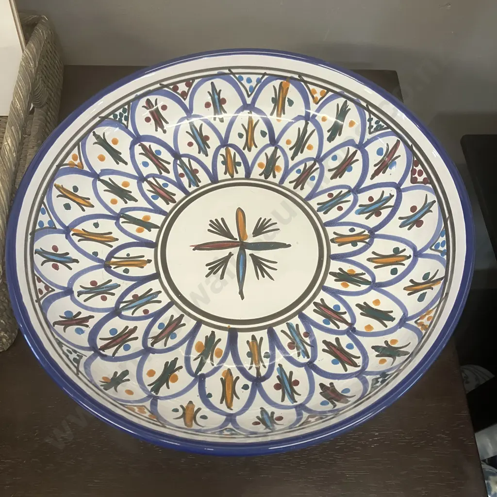 Tray, Platters, Tunisian Ceramic Platter Etc Image 1++