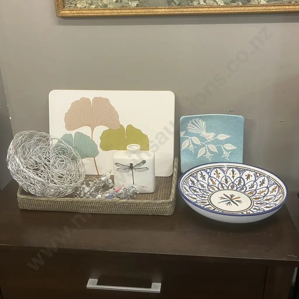 Tray, Platters, Tunisian Ceramic Platter Etc Image 1++