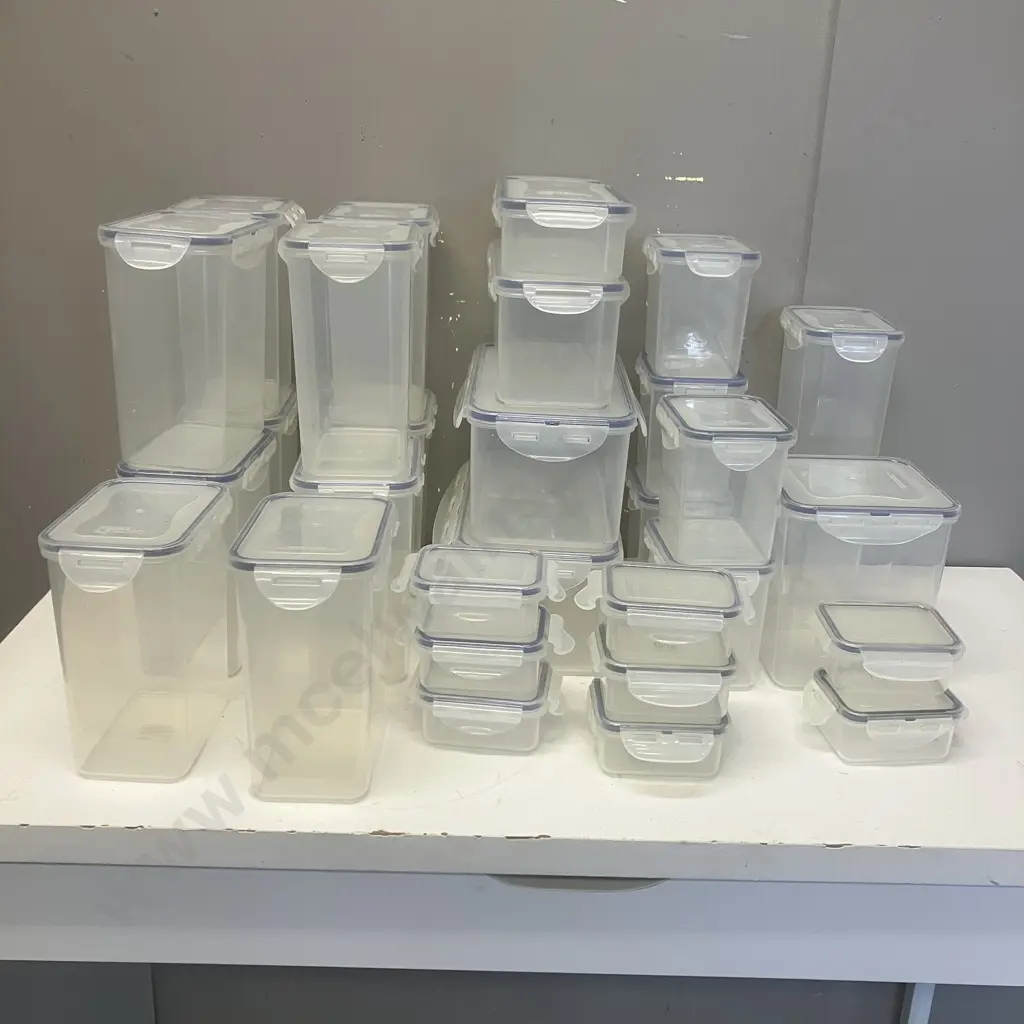 Assorted Lock & Lock Plastic Containers With Lids Image 1++