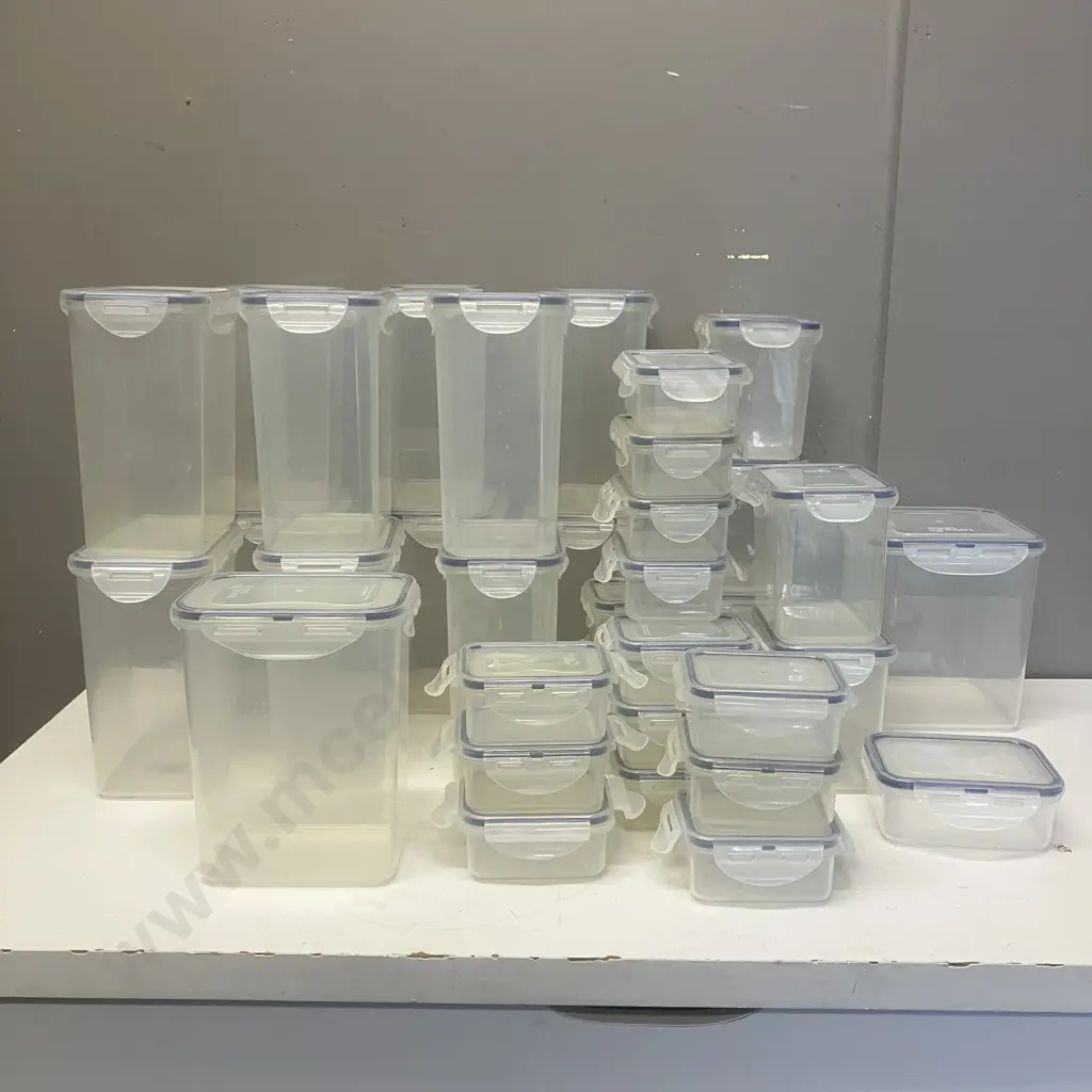 Assorted Lock & Lock Plastic Containers With Lids Image 1++