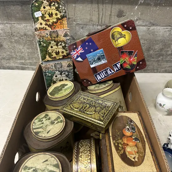 Selection of Vintage Tins