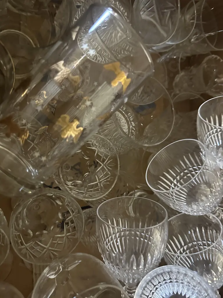 Selection Of Glasses Including Crystal Etc Image 1++