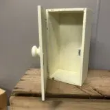 Vintage Wooden Crate H30 W49.5 D31cm With Two Hinged Wooden Boxes Image 1++