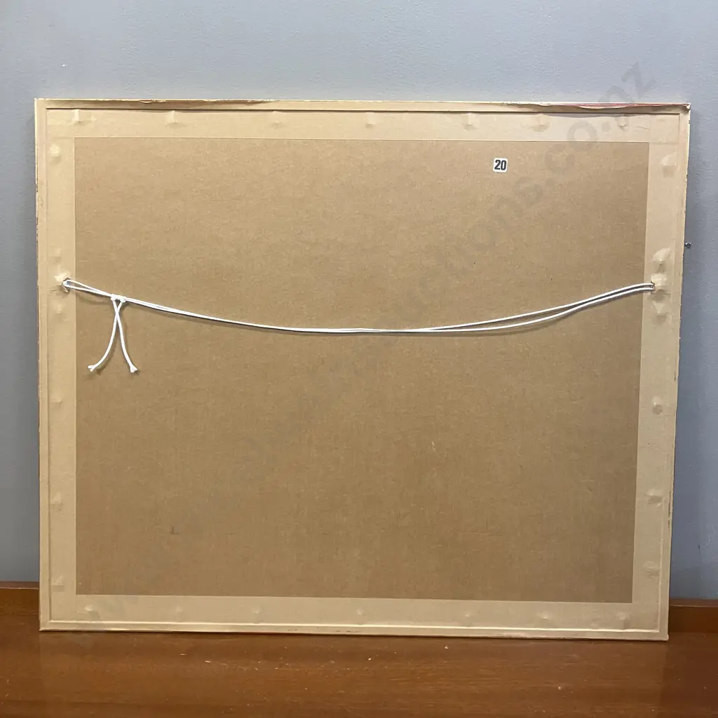 Derek Pearce 1984 Original Artwork - Cattle In a Stream. Signed. 51 x 62cm Image 1++