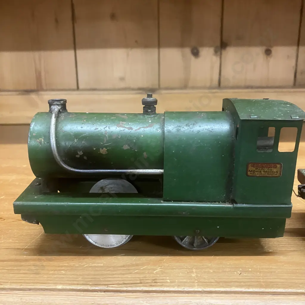 Rare New Zealand CRANKO 'The Mighty Atom', Live Steam 2.2.0 Locomotive And CMR Tender in O Gauge. c1952 Image 1++