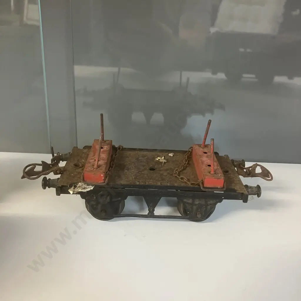 Hornby 1950s O Gauge Clockwork  No.101 'LNER 460' Green Tank Loco (Reversing) With Key,  Assorted Carriages & Rail Track Image 1++