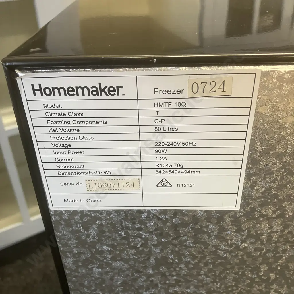 Homemaker 80 Lire Bar Freezer Model HMTF-10Q Image 1++