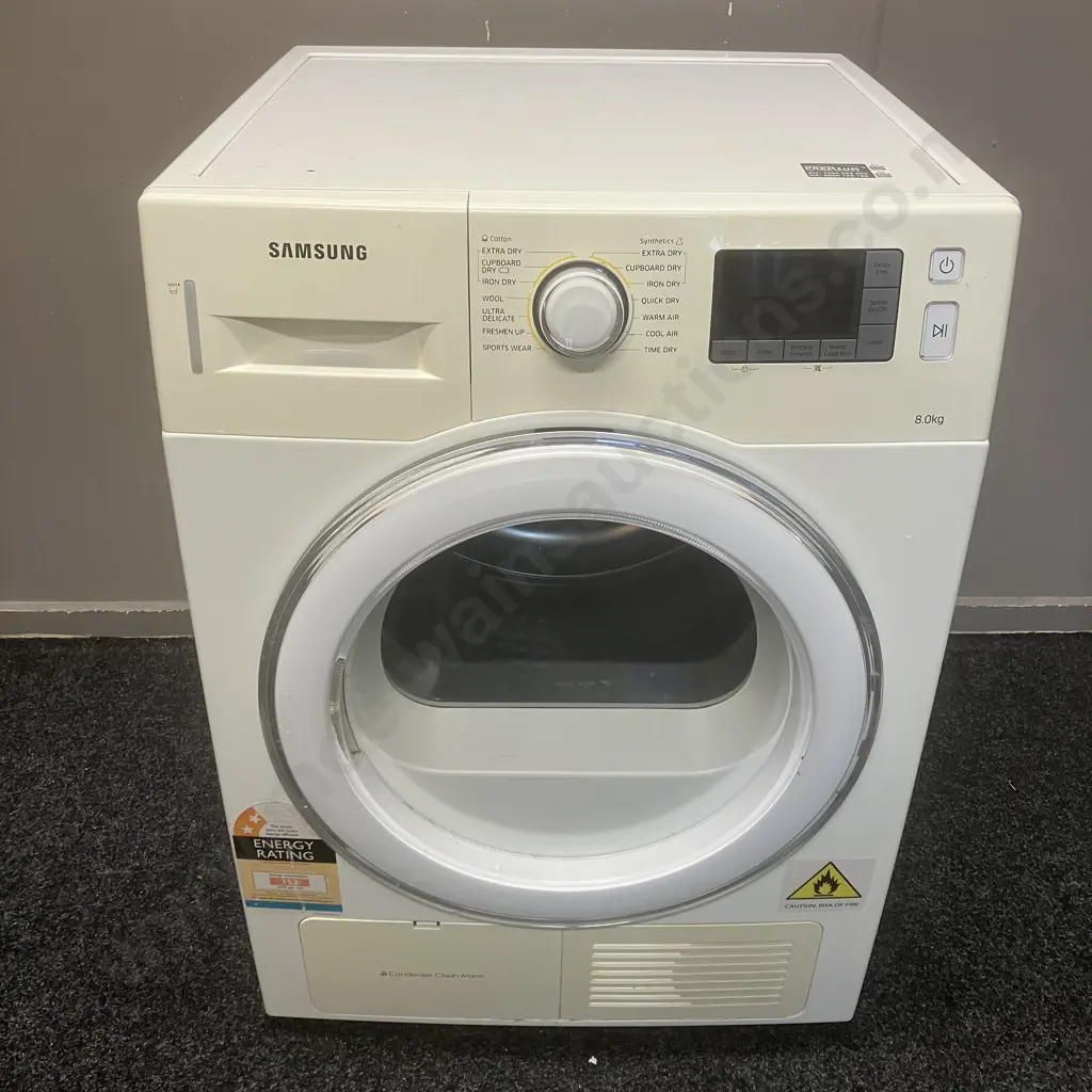 Samsung 8Kg Dryer Model DV80H4100CW Image 1++