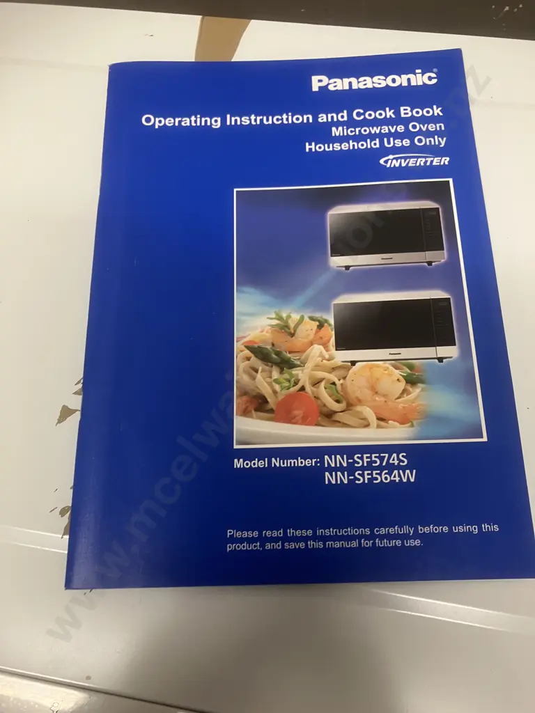 Panasonic 27L Flatbed Microwave Oven With Manual Model NN-SF564WQPQ (Purchased 06/2023) Image 1++