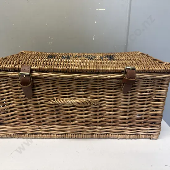 Cane Picnic Hamper/Basket