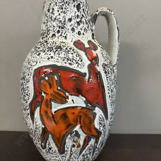 Vintage West German Floor Vase #279-38 (af to handle) H39cm.