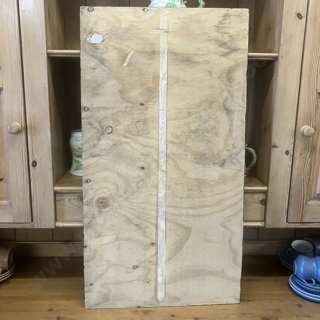 Vintage Pearl Jam, Santiago, Chile by AngryBlue, Mounted On Plywood. 91 x 49.5cm Image 1++