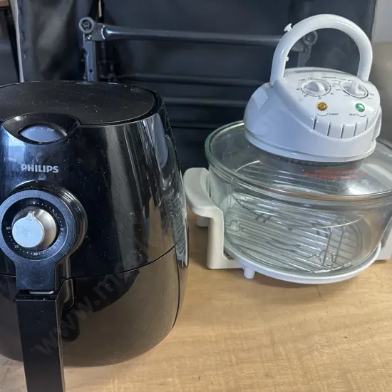 Philips HD9218 Air Fryer & Casera Glass Air Cooker