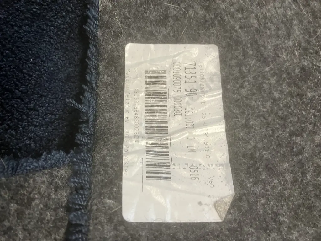 Belgium Rug Ex Briscoes - Rug Feel Dark Blue. 160 x 230cm Image 1++