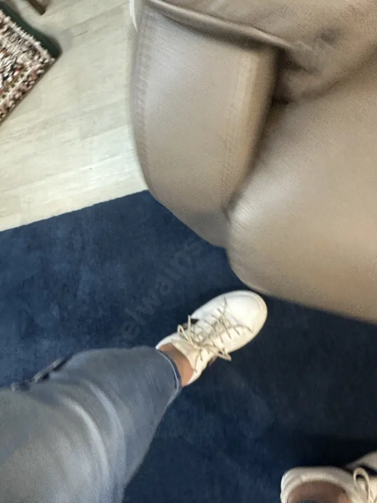 Mocha Leather Effect Recliner Armchair Image 1++