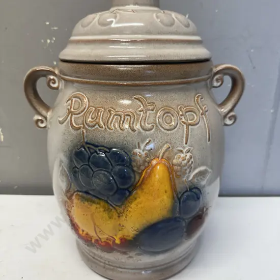 Rare West German Rumtopf By Scheurick Keramik #865-31