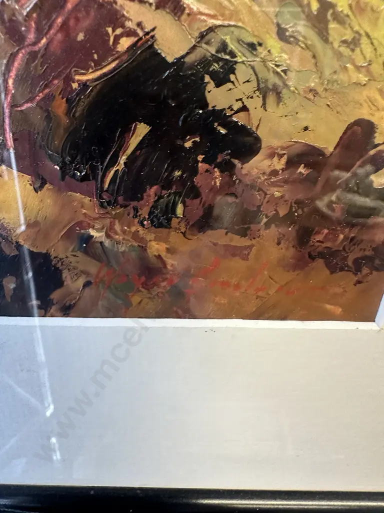 Wayne Sinclair "Tuscan Vineyards" Signed Original, Framed 41 x 41cm Image 1++