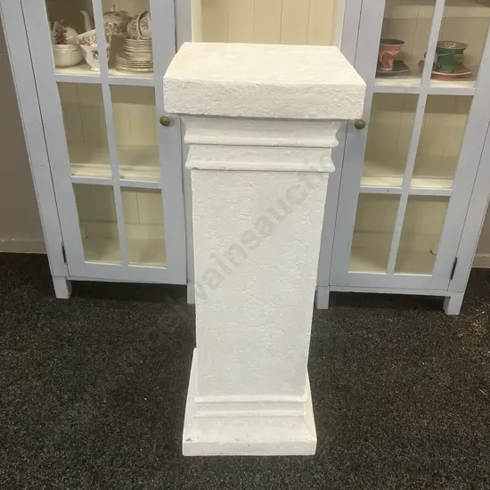 Faux Concrete Plinth. 92 x 33cm