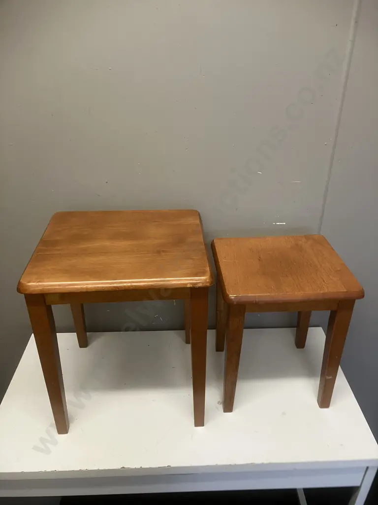 Nest of Three Side Tables - H40, 41 & 56cm Image 1++