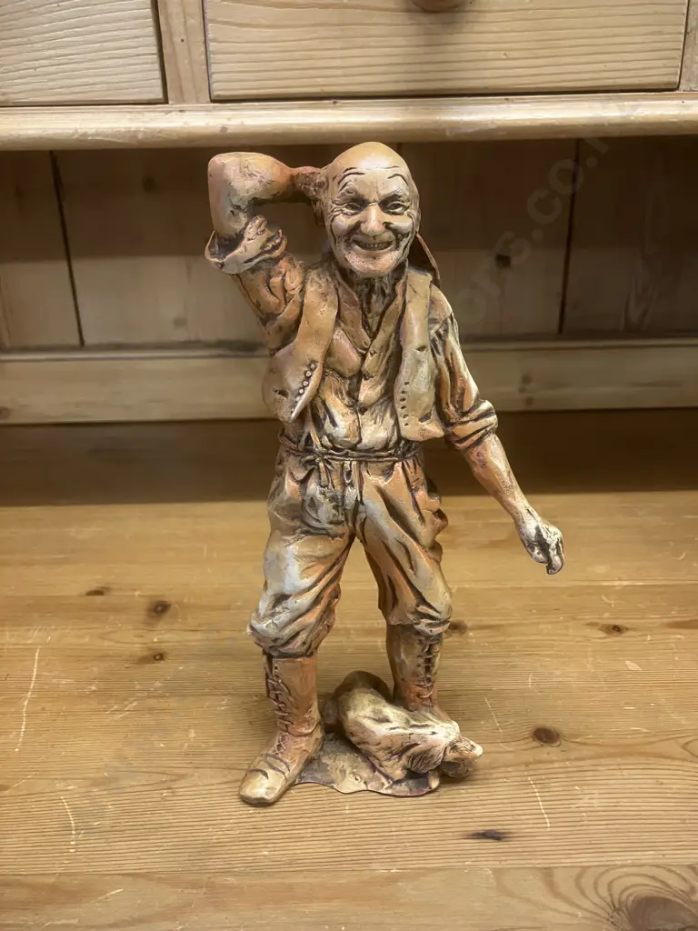 Gold Prospector Figurine Allen Davey & Co -  334 of 500 3rd Limited Edition. H23cm Image 1++