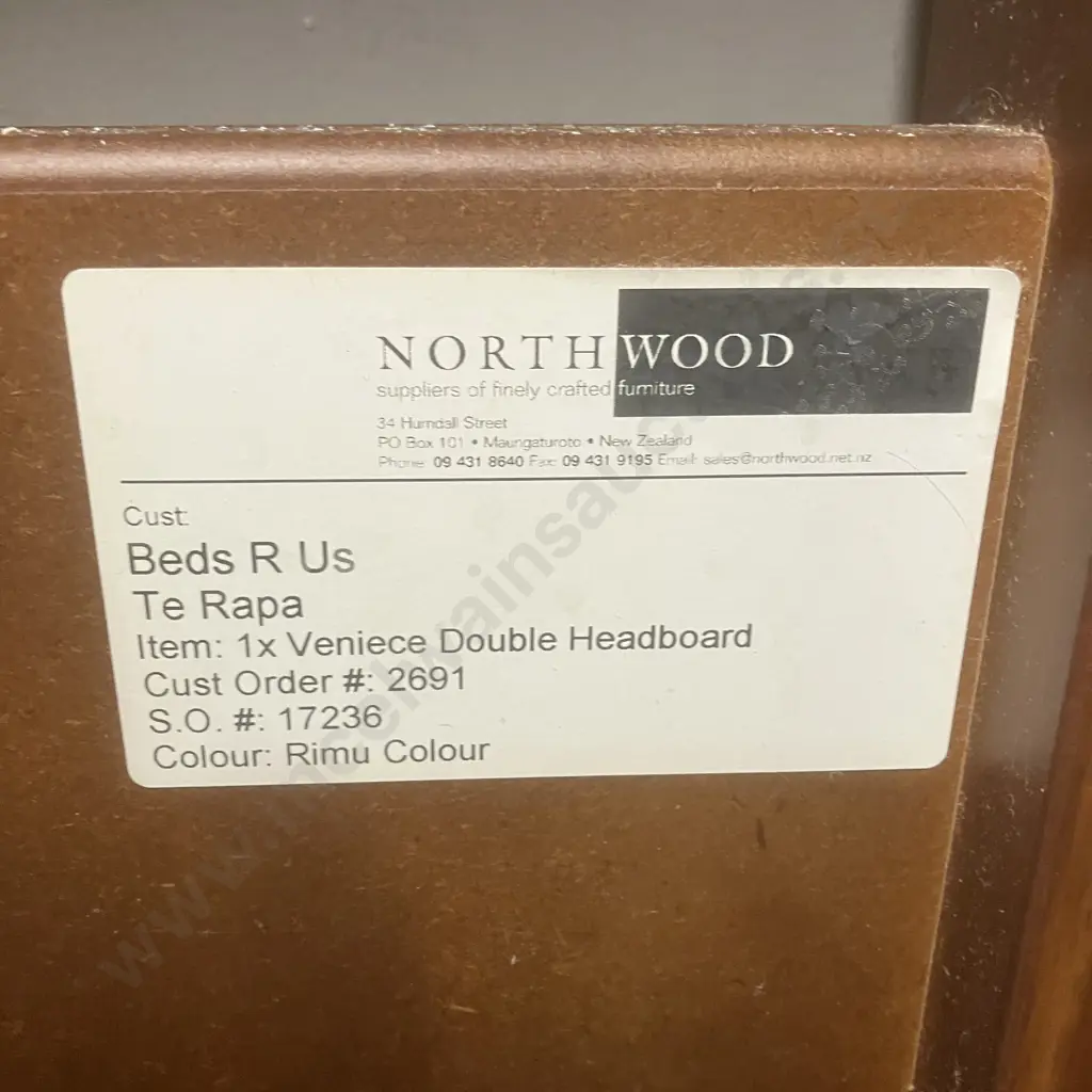 Northwood Rimu Coloured 107 x 150cm Wooden Headboard Image 1++